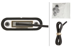 Lumina delimitare stanga/dreapta, alb, LED, inaltime 25,9mm; latime 79mm lungime cablu 500mm, 12/24V - Img 3