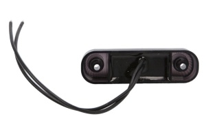 Lumina delimitare stanga/dreapta, forma: oval, fumuriu/alb, LED, inaltime 24mm; latime 84mm; adancime 25mm lungime cablu 240mm, 12/24V (IP6K9K) - Img 2