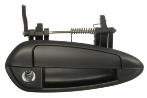 Maner usa Fata Dreapta exterior, cu locas incuietoare, grunduit negru potrivit ABARTH GRANDE PUNTO, PUNTO, PUNTO EVO; FIAT GRANDE PUNTO, PUNTO, PUNTO EVO 0.9-1.9D - Img 1