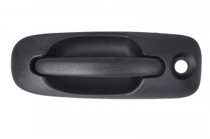 Maner usa fata stanga potrivit CHRYSLER TOWN & COUNTRY, VOYAGER; DODGE CARAVAN 2000-2008 - (exterior, cu orificii inchidere, negru)