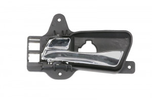 Maner Usa spate stanga potrivit HYUNDAI I20, I30; KIA CEE'D, CEE'D SW 2006-2012 - interior, negru/crom