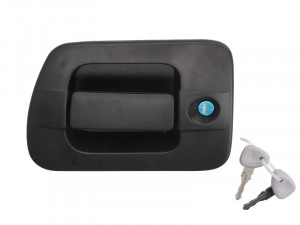 Maner usa Stanga Fata potrivit IVECO DAILY II, DAILY III, DAILY IV, DAILY V 1989-2014 - (cu cheie; exterior, cu incuietoare; negru)