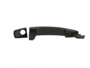 Maner usa Stanga Fata potrivit OPEL ASTRA H, CORSA D, ZAFIRA B 2004-2015 - (exterior, cu gaura pentru incuietoare; negru/grund) - Img 2