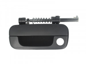 Maner usa Stanga Fata potrivit PEUGEOT 406, PARTNER 1995-2008 - (exterior, cu gaura pentru incuietoare; negru)