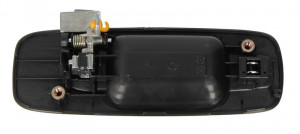 Maner usa Stanga Spate potrivit NISSAN X-TRAIL I T30 2001-2003 - (crom/negru/grund)