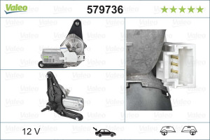 Motoras stergator Spate potrivit RENAULT CLIO II, THALIA I 03.98- - Img 3