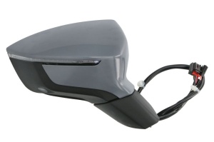 Oglinda dreapta electric, convex, cu incalzire, asistent la schimbarea benzii, grund, rabatabil electric, cu semnalizator potrivit CUPRA ATECA; SEAT ATECA dupa 2016 - Img 2