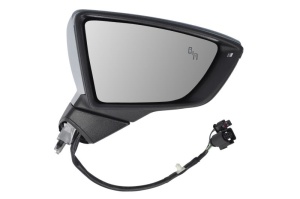 Oglinda dreapta (electric, convex, cu incalzire, asistent pentru schimbarea benzii, grunduit, cu semnalizator) potrivit SEAT ARONA KJ, IBIZA V 6F 06.17- - Img 1