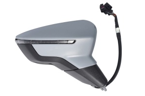 Oglinda dreapta potrivit SEAT ARONA KJ, IBIZA V 6F dupa 2017 - (electric, convex, cu incalzire, asistent pentru schimbarea benzii, subacoperit, pliabil electric, cu semnalizator) - Img 2