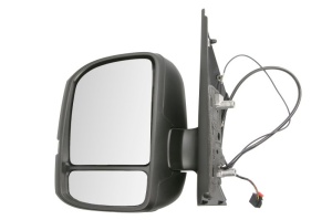 Oglinda exterioara stanga potrivita MAN TGE; VW CRAFTER II, GRAND CALIFORNIA dupa 2016 - convexa, manual, antena, fara incalzire