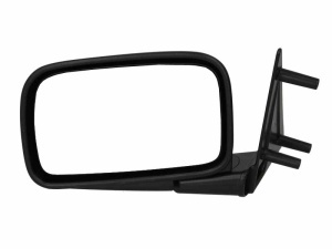 Oglinda exterioara stanga potrivita VW GOLF II, JETTA II - manual, plat, negru
