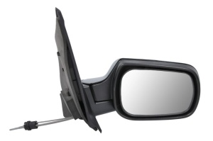 Oglinda laterala Dreapta potrivit FORD FIESTA V 2001-2005 - (mecanic; convexa; captuseala)