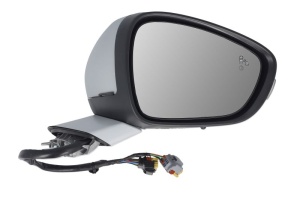 Oglinda laterala Dreapta potrivit PEUGEOT 508 I 09. - (electric/manual; convexa, cu incalzire; asistenta la schimbarea benzii; captuseala; pliabil electric, cu indicator, c...)