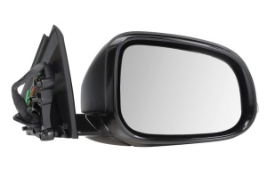 Oglinda laterala dreapta potrivit VOLVO V40 II 2012-2019 - (electric, cu memorie, asferic, cu incalzire, grund, rabatare electrica, cu semnalizare, semnalizator lung)
