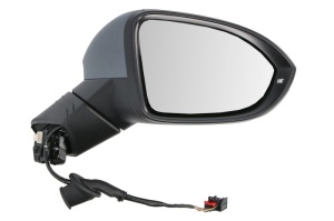 Oglinda laterala Dreapta potrivit VW ID.3 dupa 2019 - (electric; convexa, cu incalzire; captuseala, cu indicator)
