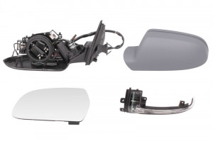 Oglinda laterala Stanga (electric Nu, asferice, incalzita, captuseala) potrivit AUDI A4 ALLROAD B8, A4 B8 -12.15 - Img 2