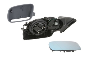 Oglinda laterala Stanga potrivit AUDI A3 8L, A4 B6, A4 B7 1996-2008 - (electric; asferice, cu incalzire; captuseala; pliabil electric)