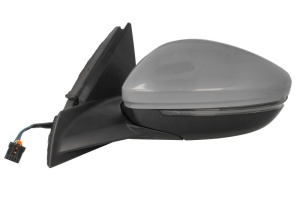 Oglinda laterala stanga potrivit OPEL CORSA F; PEUGEOT 208 II dupa 2019 - (electric, convex, cu incalzire, grund, cu semnalizare) - Img 2