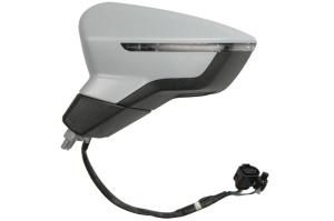 Oglinda stanga (electric, convex, cu incalzire, asistent pentru schimbarea benzii, subacoperit, pliabil electric, cu semnalizator) potrivit SEAT ARONA KJ, IBIZA V 6F 06.17- - Img 2