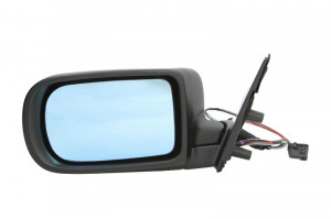 Oglinda stanga potrivit BMW Seria 5 E39 1995-2004 - flat, incalzita, albastra