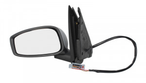 Oglinda stanga potrivit FIAT STILO 2001-2004 - electrica, asferic, incalzita, grunduita, cu senzor temperatura