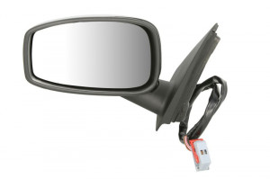 Oglinda stanga potrivit FIAT STILO 2001-2006 - electrica, asferic, incalzita, grunduita, cu senzor temperatura