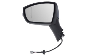 Oglinda stanga potrivit FORD ECOSPORT 2013-2017 - (electric, asferic, grund, cu semnalizator)