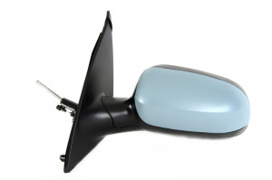 Oglinda stanga potrivit OPEL COMBO, CORSA 2003-2010 - mecanica asferic, grunduita - Img 2