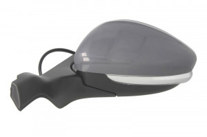 Oglinda stanga potrivit PEUGEOT 2008 I, 208, 208 I dupa 2013 - electrica incalzita, crom, grunduita, pliabila electric - Img 2