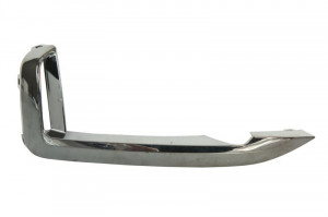 Ornament bara fata stanga potrivit BMW Seria 7 G11, G12 2015-2019 - pachet M, plastic, negru lucios