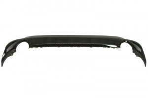 Ornament bara spate negru lucios, cu un decupaj teava evacuare: doi potrivit BMW 4 G22, G23, G82, 4 GRAN COUPE G26 dupa 2020 - Img 2