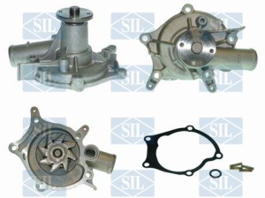 Pompa apa cu garnitura potrivit HYUNDAI GALLOPER I, H-1, H-1 / STAREX, H100; MITSUBISHI GALANT IV, L 300 / DELICA II, L 300 III, L200, LANCER II, PAJERO II, SAPPORO II, STARION 1.8-2.6 08.80-12.04 - Img 3