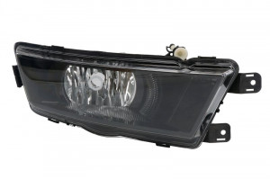 Proiector ceata Dreapta (H8, rama neagra) potrivit SKODA RAPID 07.12-03.17 - Img 1