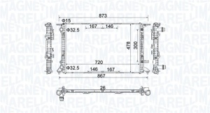 Radiator motor (Automat/Manual) potrivit AUDI A4 ALLROAD B8, A4 B8, A4 B9, A5, Q5; PORSCHE MACAN 1.8-3.0D - Img 2