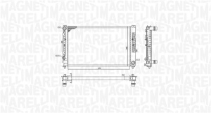 Radiator motor (Manual) potrivit AUDI A4 B5, A6 C5; SKODA SUPERB I; VW PASSAT B5, PASSAT B5.5 1.8-2.8 - Img 1