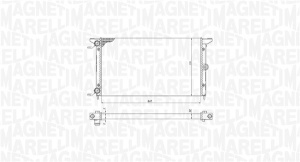 Radiator motor (Manual) potrivit FORD GALAXY I; SEAT ALHAMBRA; VW SHARAN 1.9D/2.0 - Img 2