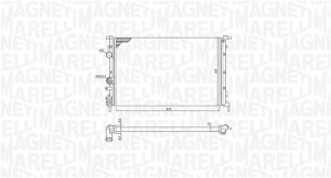 Radiator motor (Manual) potrivit RENAULT MEGANE I, MEGANE I CLASSIC, MEGANE I COACH, MEGANE SCÉNIC, SCENIC I 1.4-2.0 - Img 1