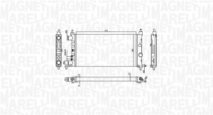 Radiator motor potrivit OPEL CORSA B 1.0/1.2 - Img 2