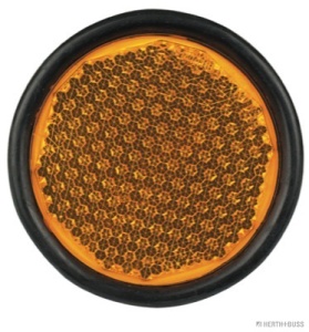 Reflector rotund (galben diametru: 90mm) - Img 1