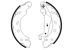 Sabot frana potrivit SMART CABRIO, CITY-COUPE, CROSSBLADE, FORTWO, ROADSTER 0.6-Electric 07.98- - Img 2