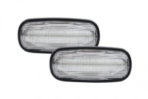 Semnalizator lampa lateral stanga/dreapta transparent, LED potrivit LAND ROVER DEFENDER, DISCOVERY II, FREELANDER I 1.8-4.0 1998-2016
