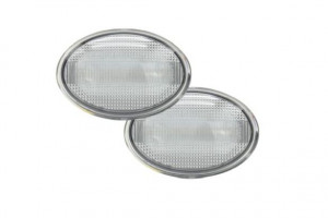 Semnalizator lampa lateral stanga/dreapta transparent, LED potrivit MINI R56, R57, R58, R59, CLUBMAN R55 1.4-2.0D 2006-2015