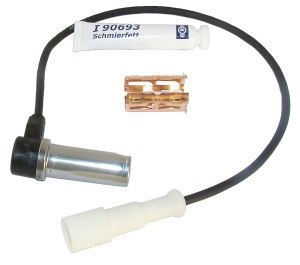 Senzor ABS Spate Dreapta/Stanga (unghiular, 400mm, dop rotund) potrivit DAF 65, 65 CF, 75, 75 CF, 85, 85 CF, 95 XF; BMW 5 (E39); DODGE CARAVAN; JEEP GRAND CHEROKEE II; MERCEDES DCA, TE, TZ - Img 3