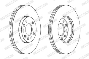 Set discuri frana (2 buc.) Fata Dreapta/Stanga potrivit CHEVROLET VECTRA, VIVA; LOTUS 2 ELEVEN, ELISE, EUROPA S, EXIGE; OPEL CALIBRA A, SPEEDSTER, VECTRA B; SAAB 900 II 1.6-3.0D 08.91- - Img 3