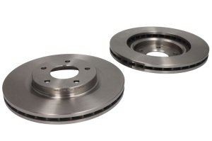 Set discuri frana (2 buc.) Fata Dreapta/Stanga potrivit CHRYSLER 200, SEBRING; CITROEN C4 AIRCROSS; DODGE AVENGER, CALIBER; JEEP COMPASS, PATRIOT; LANCIA FLAVIA 1.5-3.6ALK 06.06- - Img 1