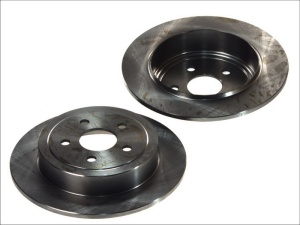 Set discuri frana (2 buc.) Spate Dreapta/Stanga potrivit CHRYSLER CIRRUS, LE BARON, NEON, NEON II, PT CRUISER, SEBRING, STRATUS; DODGE NEON II, STRATUS; PLYMOUTH SUNDANCE 1.6-2.7 09.86- - Img 1