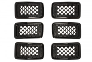 Set grile radiator gri/negru potrivit JEEP CHEROKEE 2.0D-3.2 dupa 2013