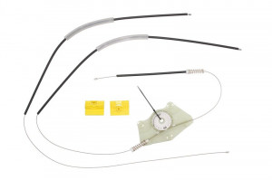 Set reparatie macara geam dreapta potrivit AUDI A4 B6, A4 B7 2000-2008 - (set, electric)