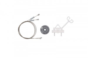 Set reparatie macara geam dreapta potrivit CITROEN NEMO, NEMO/MINIVAN; FIAT FIORINO/MINIVAN, QUBO; PEUGEOT BIPPER, BIPPER TEPEE dupa 2007 - (set)