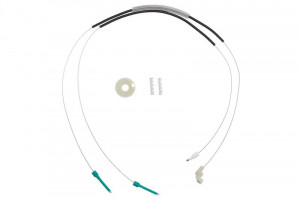 Set reparatie macara geam Fata Stanga potrivit FORD TOURNEO CONNECT, TRANSIT CONNECT 2002-2013 - (Cabluri)